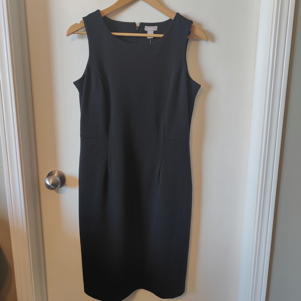 Chico's Classic Black Midi Dress
